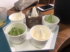 抹茶芥末冰淇淋-茶是一枝花泡茶店