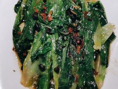 豆豉鲮鱼油麦菜-一品红川菜(皇岗店)