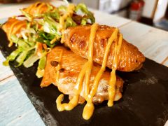 烤鸡翅配法式黄芥末-杰克·肯特厨房西餐厅
