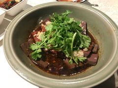 辣子蒜羊血-汉唐宴长安食府