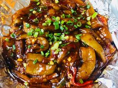 铁板鱼香茄子-真定郝家排骨(正定县总店)