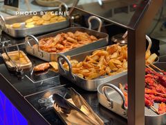 自助取餐区-夏阳湖皇冠假日酒店-自助餐厅