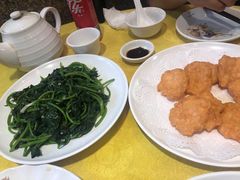 蒜蓉炒番薯叶-巫记鸡饭店