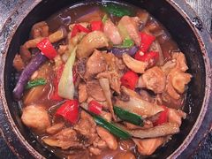 石锅茄子鸡块-和园餐厅