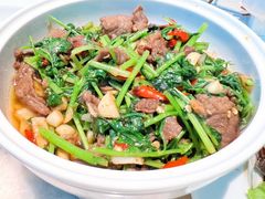 香菜摔打黄牛肉-桂满陇·杭州小馆(巴黎春天浦建店)