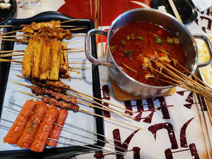 老友烧烤涮肚-"都支大棚,但看哪家感觉都一样,多亏有朋友.