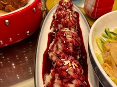 蓝莓山药-经典老菜坊·开封灌汤包(火车站店)