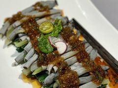 秋葵拌沙虫-黑明餐厅(白鹭洲店)