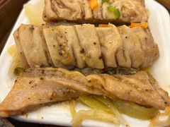 味菜蒸肠头-万山楼海鲜酒家·二十三年老字号