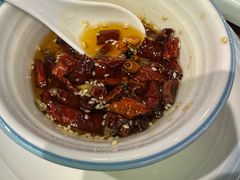 现炸辣椒油-年巴羊肉铺老铜锅(梅江店)