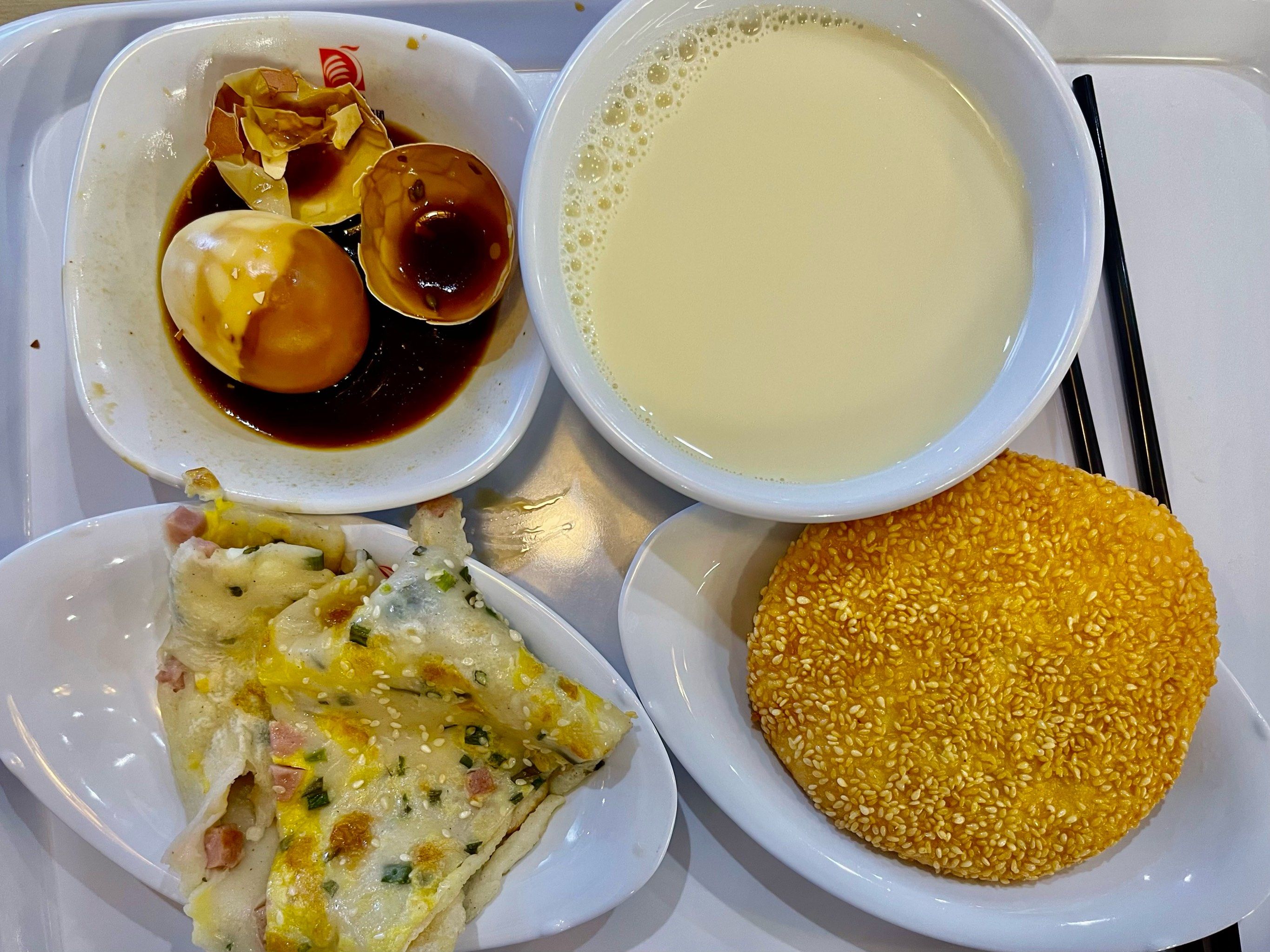 五块钱的食堂早餐