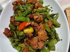 榄菜四季豆炒鸡脆骨-汤城小厨•粤菜•靓汤(西直门凯德MALL店)