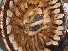 鲶鱼粘卷子-华盛园卷子王农家菜水库鱼
