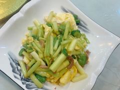 茭儿菜炒鸡蛋-广迎居老正兴菜馆