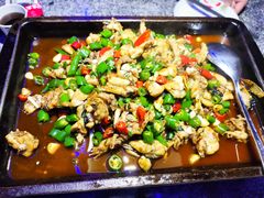 炭烧牛蛙平锅紫苏味-蘭奢雅集·江浙菜(青山江滩店)