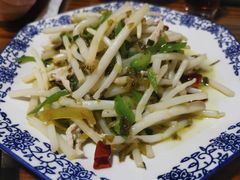 芦苇根炒肉丝-呼吸森林·生态农庄农家乐私房菜