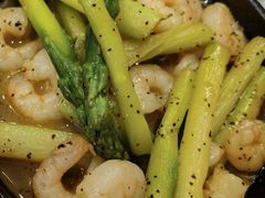 芦笋炒虾仁-日葵 大阪烧ひまり(仙霞路店)