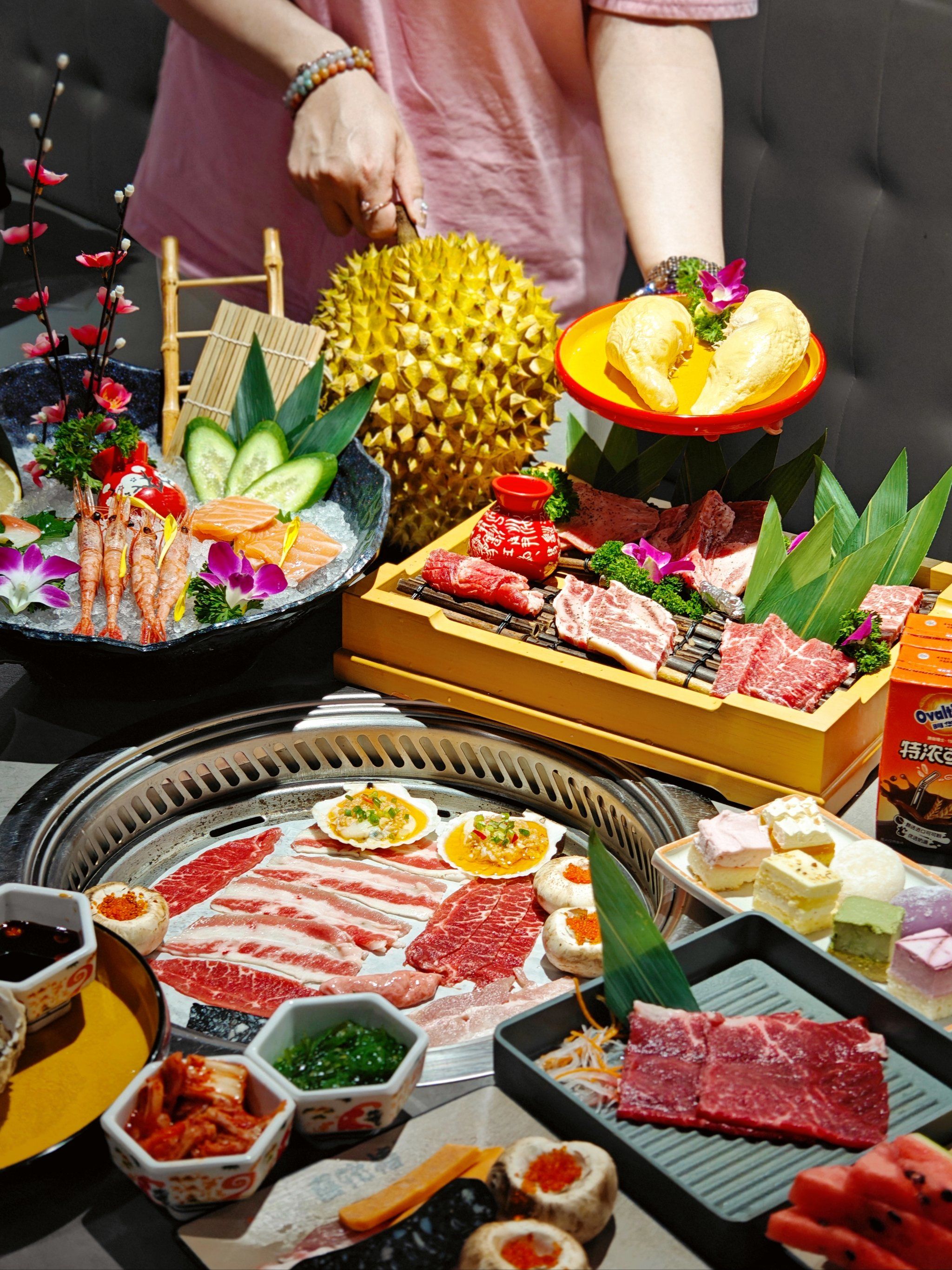 爱琴海这家自助全新升级,不只有榴莲自由