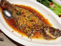 蒜茸豉香格陵兰蝶鱼-童福兴·南京菜(老门东店)