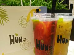 手捣草莓茉绿-混果汁(喜荟城店)