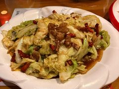 爆炒油渣卷心菜-重庆石磨豆花庄(乔庄店)