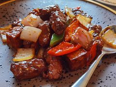 杏鲍菇黑椒牛仔粒-西郊宾馆·1921餐厅