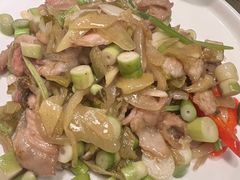 酸菜鲜笋炒猪五花-上屿水产(鼓浪屿一店)