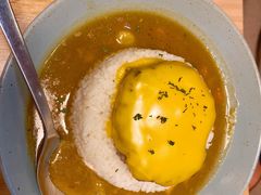 咖喱牛肉汉堡饭-红小满休闲餐厅(十全街店)