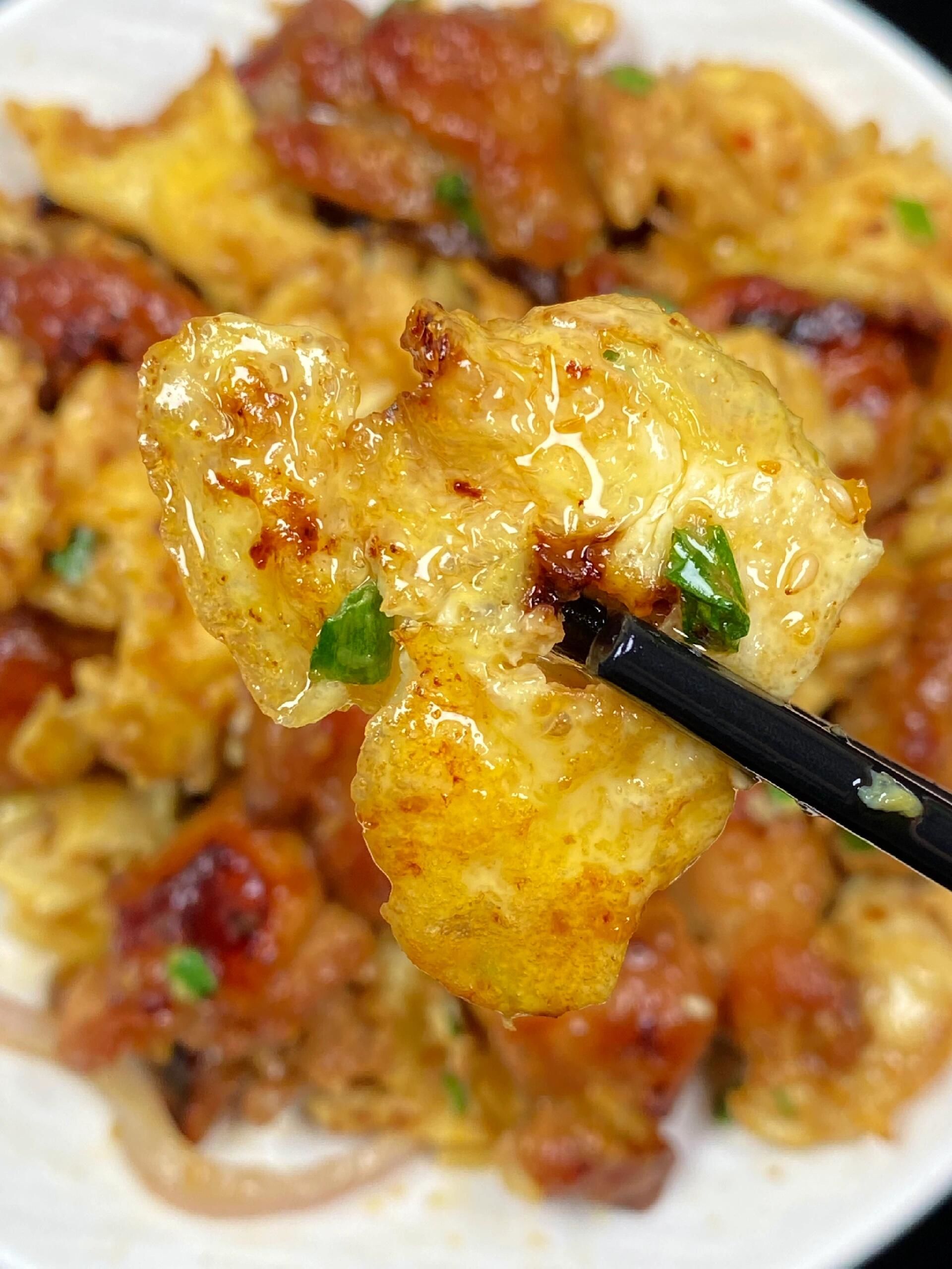 巨巨巨好吃的下饭菜 滑蛋鸡腿肉!