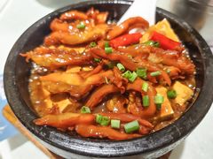 石锅鸭掌自磨豆腐-漓江又一軒·广西菜·桂林米粉(梅林店)