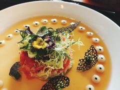 阿拉斯加帝王蟹配龙虾汤啫喱-AZUL by FUEL蓝色·法式酒馆(琶醍店)