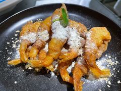 麦片鲜虾天妇罗-HOME餐厅粤菜 融合菜