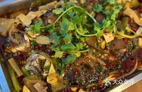 Sour Cabbage and Pickled Chili Grilled Fish