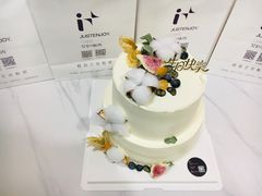 棉花朵朵森系动物奶油水果蛋糕-艾加柒克蛋糕茶歇甜品台(春熙路店)