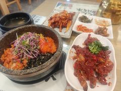 石锅鱼籽拌饭-海兰江石锅饭(水上店)