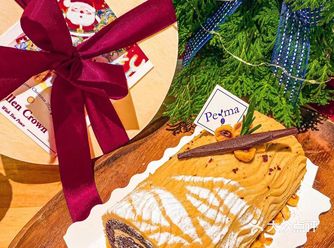 榛子树桩·圣诞蛋糕66颗榛子+66杏仁仪式感 ️