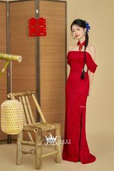 点击看大图 -艾拉·女王婚纱礼服馆