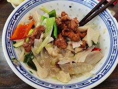 莲菜炒肉煮馍-老西安韩记三鲜煮馍(四府街店)