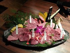 松阪牛肉拼盘-松阪牛焼肉M(法善寺横丁店)