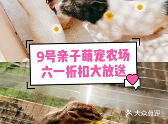 9号亲子萌宠农场，六一快乐不停～
