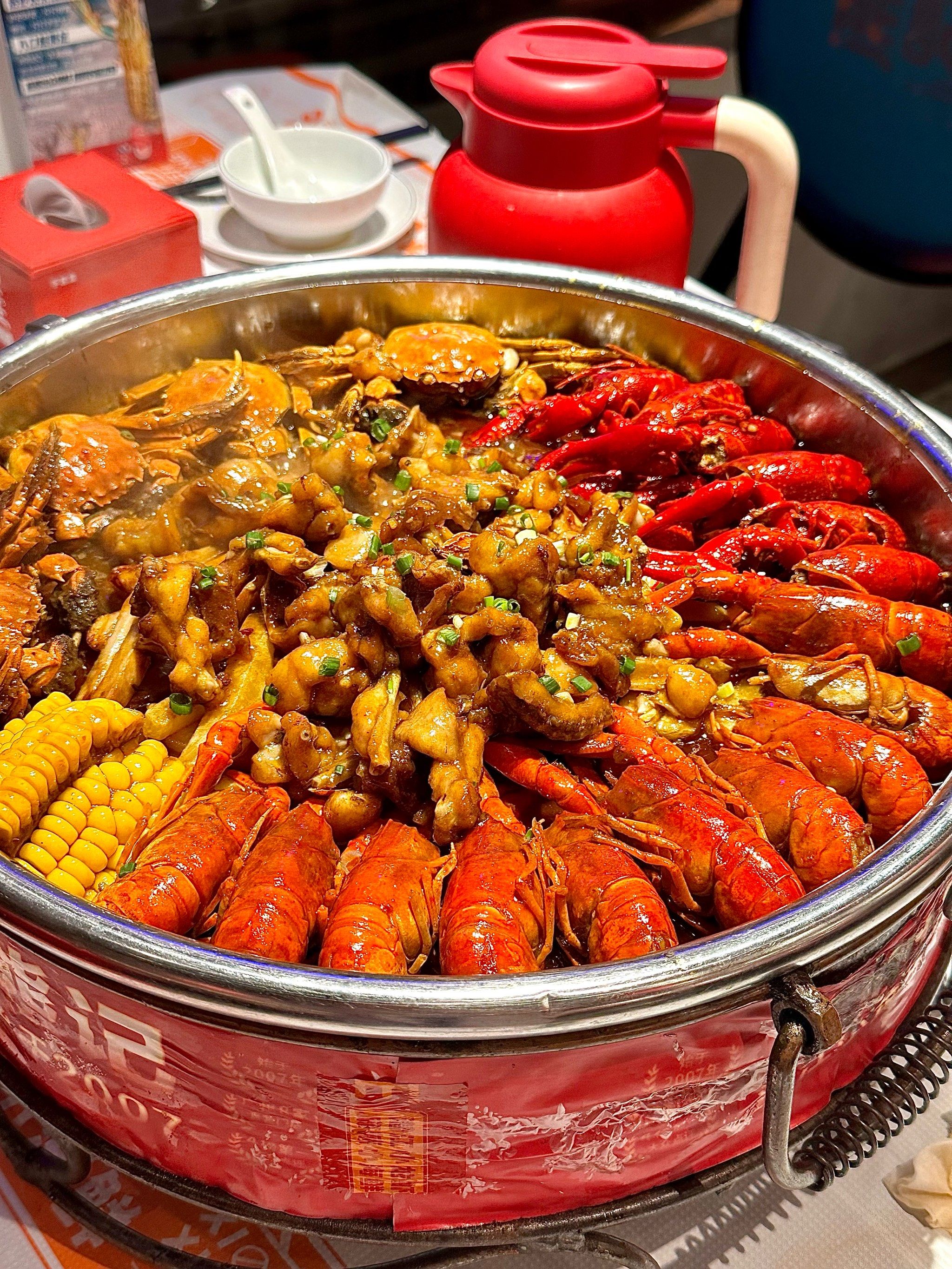 秋天的第一顿虾蟹🦀,好吃麻了呜呜🥺🥺