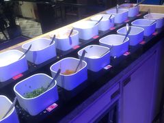 自助调料区-热火朝天鲜切牛肉火锅(南强街巷店)