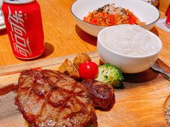 谷饲厚切肉眼扒配薯菜-森Some Fusion(荔湾店)