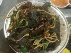 凉粉皮-宏宏无烟石板烧烤