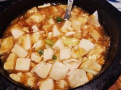石锅鸡汤豆腐-绿茶餐厅(王府井永宁门店)