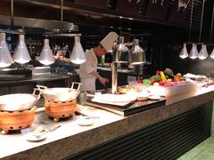 自助取餐区-上海锦江汤臣洲际大酒店壹阶层