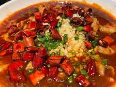 水煮牛肉-蔴将·川菜(黄龙万科店)