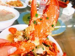 蒜蓉开边蒸龙虾-明记海鲜大排档(巽寮湾店)