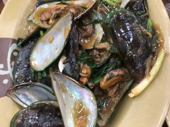 姜葱炒青口-贞姨美食·老字号海鲜大排档