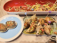 -街角等你.大连海鲜烧烤.经典铁板海鲜串(西安路店)